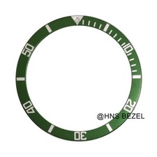 BEZEL INSERT FOR MEN SEIKO 7002,6309,7S26,SKX007K2 DIVER AUTOMATIC GREEN