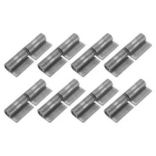 8 Pack 3-1/7" x 1" Weld-on Steel Gate Flag Hinges with Removable Pin