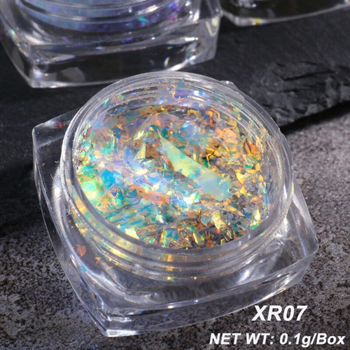 Opal-Nagelpulver Holografischer Glitzer Schillernde Pailletten Kristall- æ - Picture 17 of 17