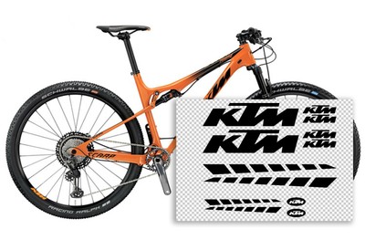 KIT ADESIVI BICI DECAL REPLICA KTM PRESPAZIATI ALTA QUALITÀ SCEGLI IL  COLORE | eBay