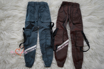 1/6 1/4 Popovy Puyoo 1/3 IP Uncle ID BJD Jogger Cargo Pants Laser Doll Trousers