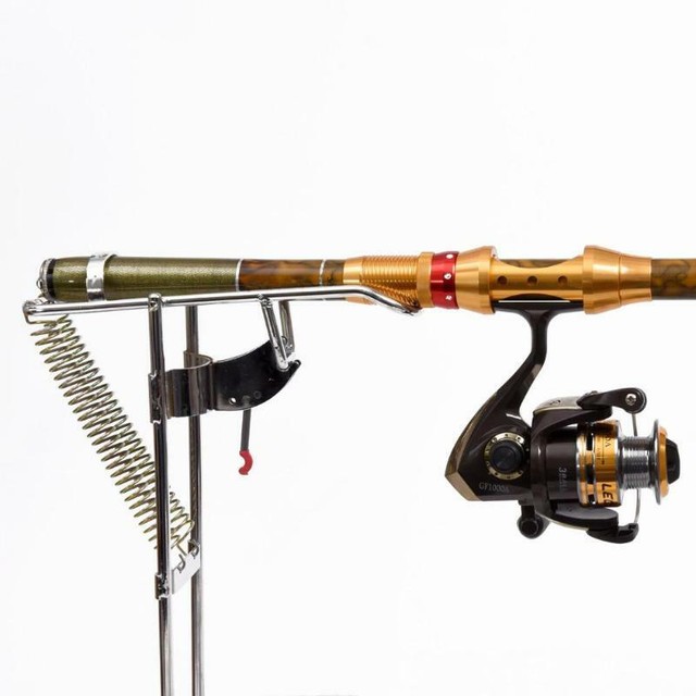 automatic fishing pole holder