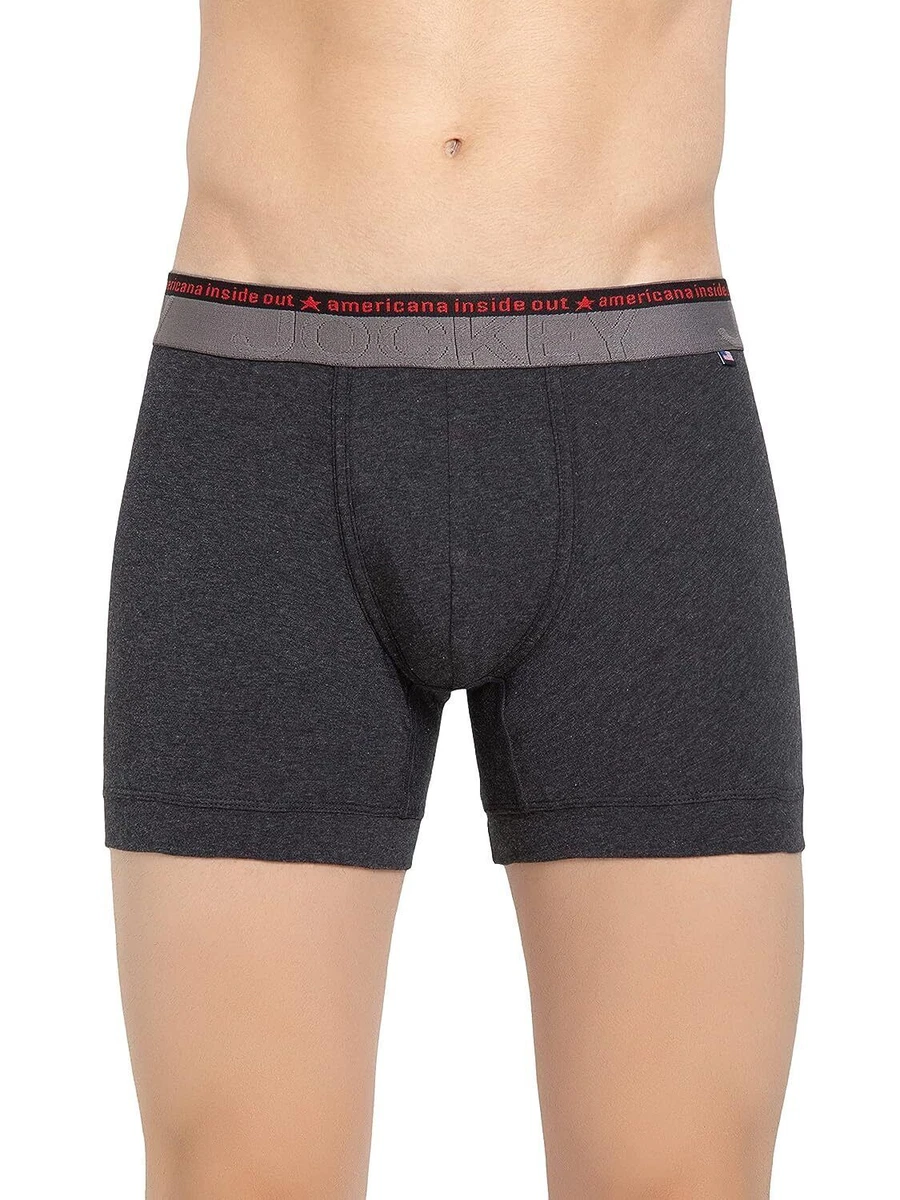 Jockey Men s Super Combed Cotton Elastane Stretch Trunk Underwear soft waistband