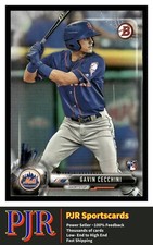 2017 Bowman #66 Gavin Cecchini New York Mets