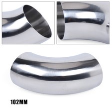 4 Inch 90 Degree Bend Elbow Exhaust Pipe 304 Stainless Steel High Quality 4 New