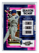 Patrick Mazeika RC 2022 Chronicles Contenders Optic Pink Pulsar Prizm Rookie #18