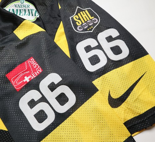 SC BERN 1996/1997/1998 #66 SCHUPBACH ICE HOCKEY TRIKOT JERSEY SIGNED NIKE MEN XL - Bild 10 von 18