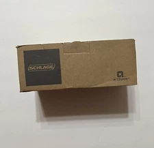 Schlage F10 BWE 622 Bowery Door Knob, Hall & Closet Passage Lock, Matte Black