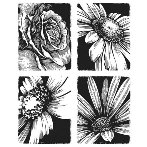 Large Flower Clear Rubber Stamps Stamping DIY Scrapbooking Paper Card Craft - Picture 1 of 12