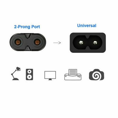 For Sony PS4 / PS4 Slim/PS3 Xbox One S/X, Xbox Series X / S AC Power Cord Cable - Picture 5 of 6