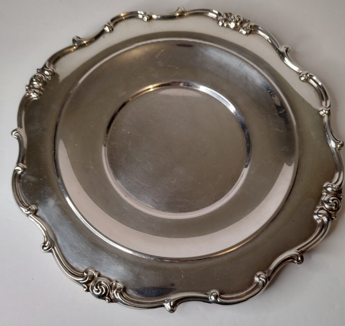 2 Vintage Gorham Silver Plate YC2029 11.5 Inch Platter & 7.5