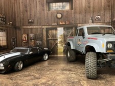 Full RC 1/10 Scale Garage Wall Decal Sticker Diorama - Buckaroo Brake Barn