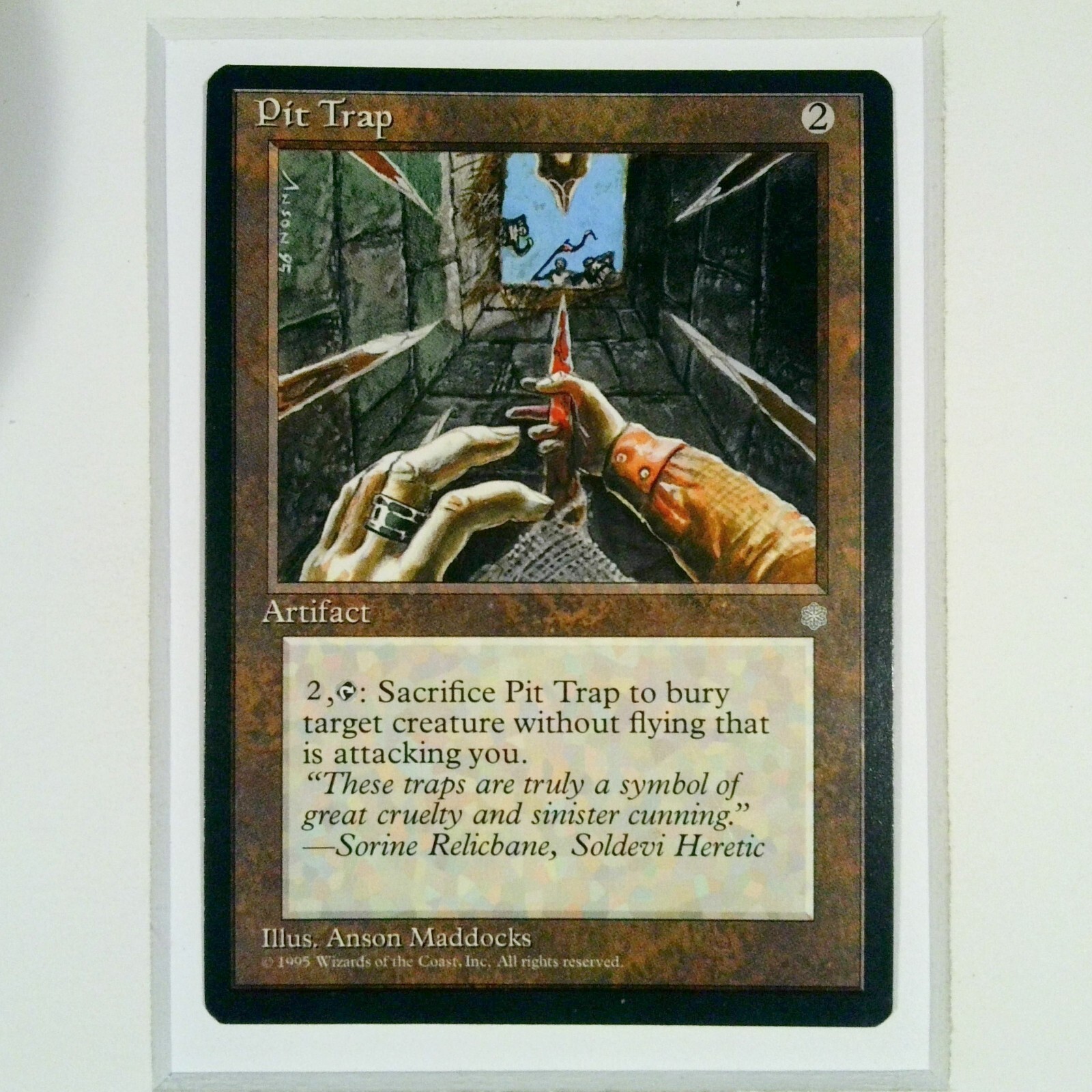 Pit Trap Ice Age 1995 Magic The Gathering MTG Uncommon Heavily Played