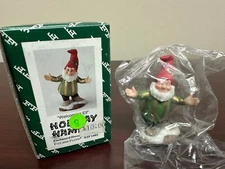 Fitz And Floyd Holiday Hamlet "Welcoming Elf" Figurine #19/751