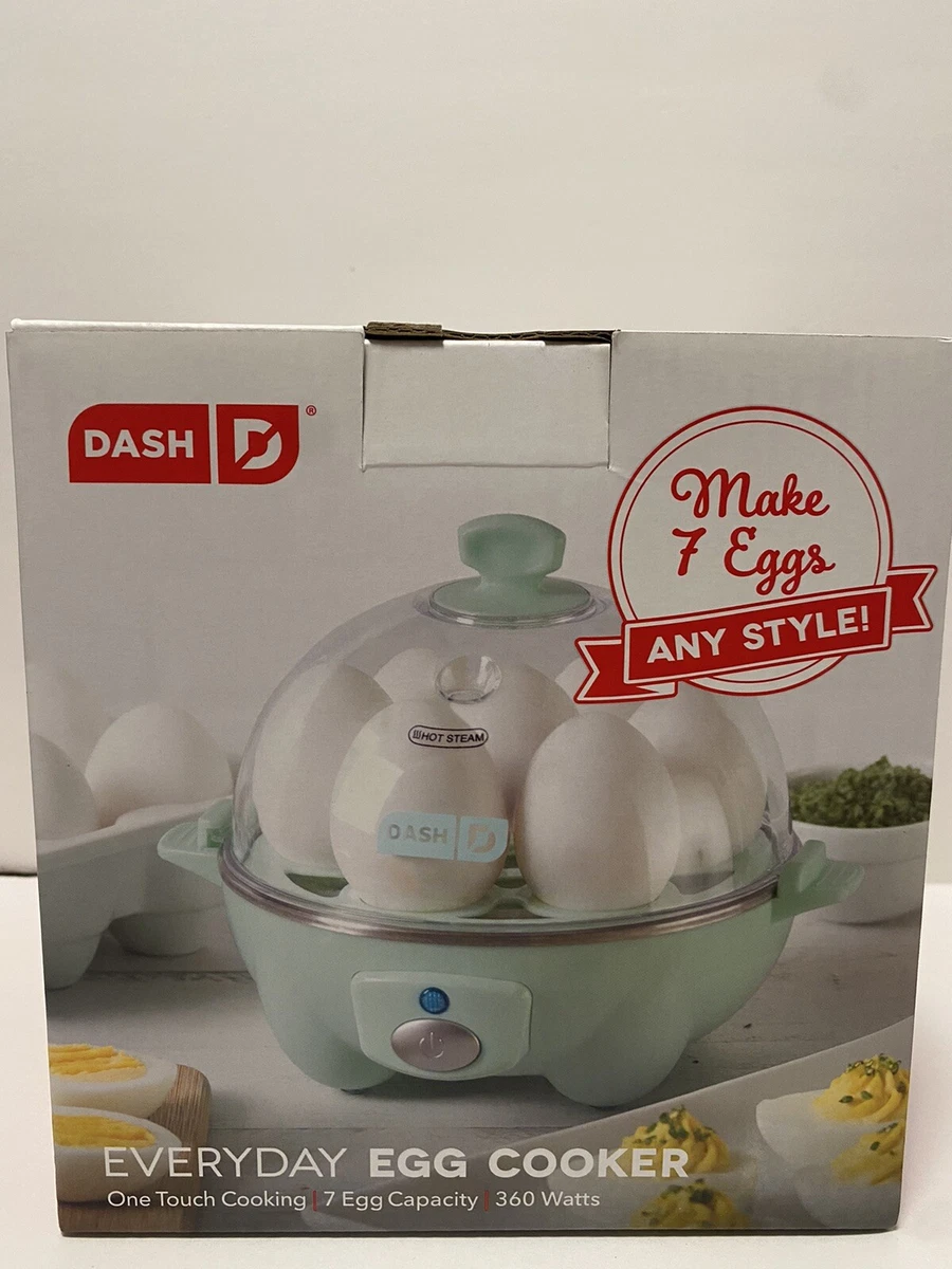 Dash 7-Egg Everyday Rapid Electric Egg Cooker, Blue, Brand New