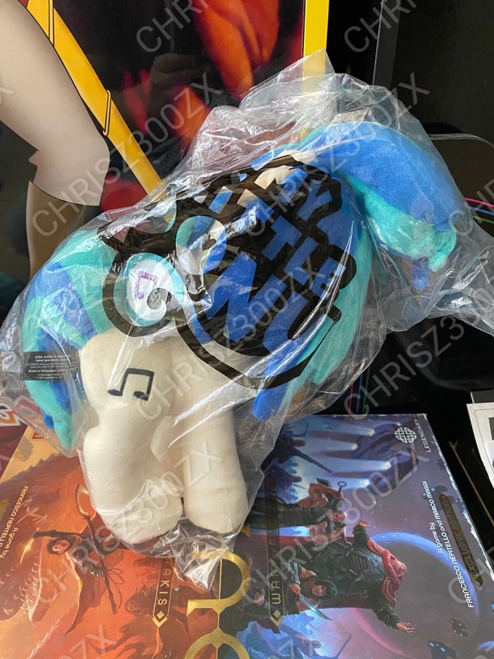 Hasbro My Little Pony DJ Pon-3 Vinyl Scratch Plush Plushie Figure 2024 Official - Image 3 of 4