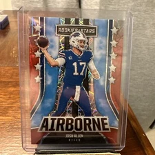 JOSH ALLEN 2023 Panini Rookies & Stars Airborne Red Lazer #AI-4 Buffalo Bills