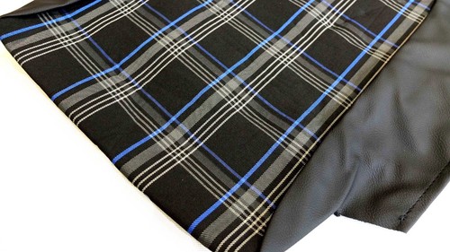 VW Golf GTI MK1 Coupe, Front and Rear Seat Covers Blue Line, OEM Design, NEW - Picture 7 of 18