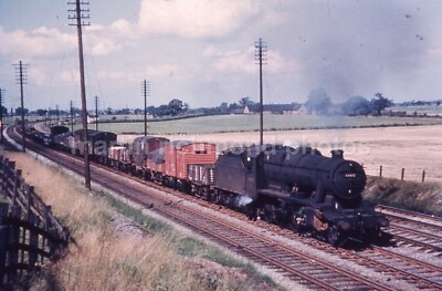 8F 2-8-0 48602 auf Güterzug Duplikat Dia BRMR85