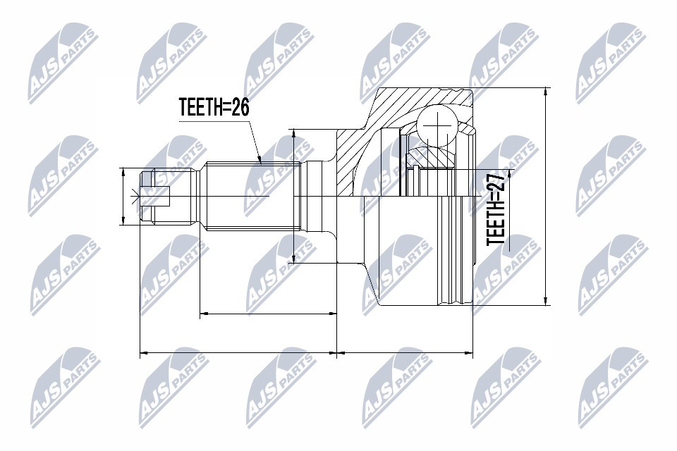 Fits NTY NPZ-HD-063 OUTER CV JOINT ⭐UK Stock⭐ - Image 5