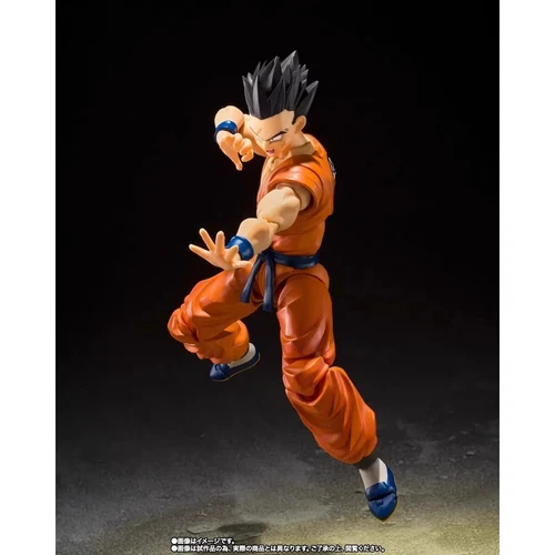 Bandai S.H. Figura de acción de juguete Figuarts Dragon Ball Z Yamcha SHF juguete en mano - Imagen 5 de 10
