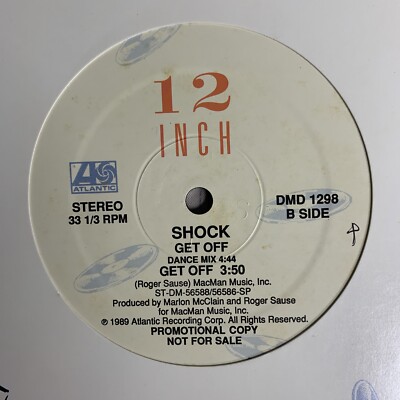 Shock - Talk About Love / Get Off - Used Vinyl Record 12' 33.3 RPM - DMD 1298