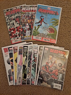 Deadpool (2013) #1, 27, 250, Team-Up #899 898 896 895 894 893 891 890 889 NM-/NM