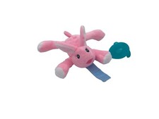 Bonnie Bunny Stuffed Animal Detachable Pacifier Holder Free Silicone Pacifier