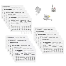 Dental Ortho Brackets Braces Monoblock MIM Mini Metal MBT/Roth 018/022 345Hooks