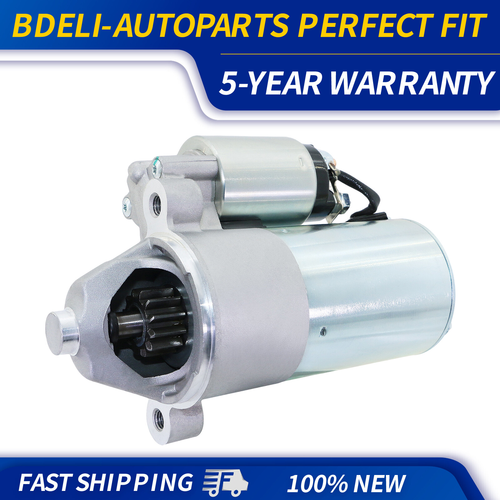 Starter For Ford Taurus Mercury Sable Sedan 2000-2007 336-1934 336-1934A 6642