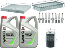 PORSCHE CAYENNE 4.5 SERVICE KIT OIL AIR CABIN FILTERS SPARK PLUGS NGK - 10L OIL