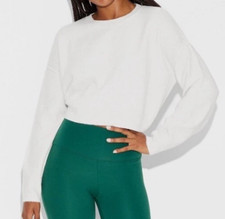 NEW Wild Fable Women's Cropped Lightweight Crewneck Pullover Sweater Size Small