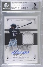 2017 Panini National Treasures 86/99 Yoan Moncada #TSM-YM BGS 9 MINT Auto 2t7