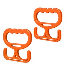 Grocery Bag Holder Carrier 2-Pack, Multi-Purpose Heavy Duty Plastic Bag Holde...