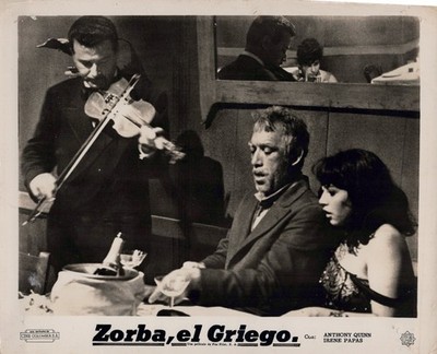 Anthony Quinn + Irene Papas in Alexis Zorbas (1964)   Vintage Photo 1192K