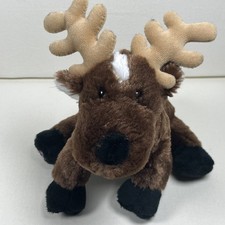 Webkinz Brown Reindeer Plush Stuffed Animal HM137 No Code Ganz 9 Inch