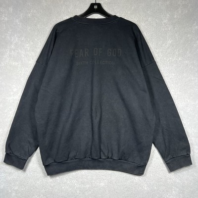 FEAR OF GOD Sixth Collection Sweatshirt Print On Back Men's XL