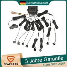 8 Sensoren LCD Einparkhilfe Schwarz Rückfahrwarner PDC Vorne Hinteren Universal 8 Sensoren LCD Einparkhilfe Schwarz Rückfahrwarner PDC Vorne Hinteren Universal