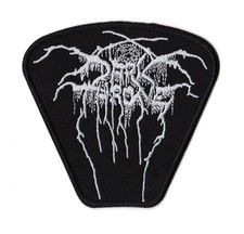 Darkthrone Patch Norwegian Extreme Black Death Metal Blackened Crust Band Logo