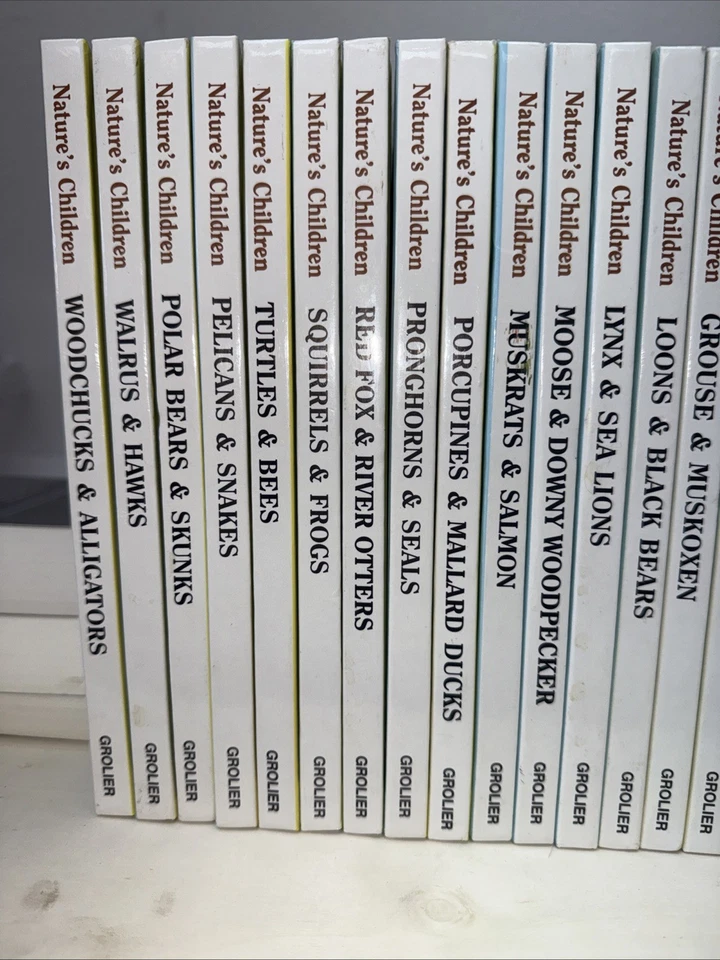 Getting to Know Nature's Children Books Lot of 25 Double Sided Books Grolier - Image 2 of 4