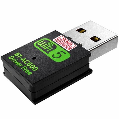 Bluetooth Dongle + WLAN Dual Band USB Stick Ac600Mbit/S Adapter Computer PC