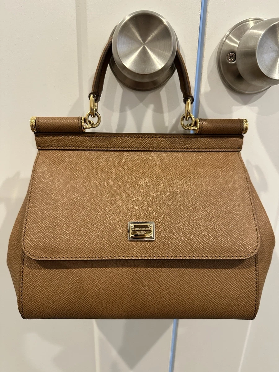 Dolce&Gabbana Leather Exterior Brown Bags & Handbags for Women for