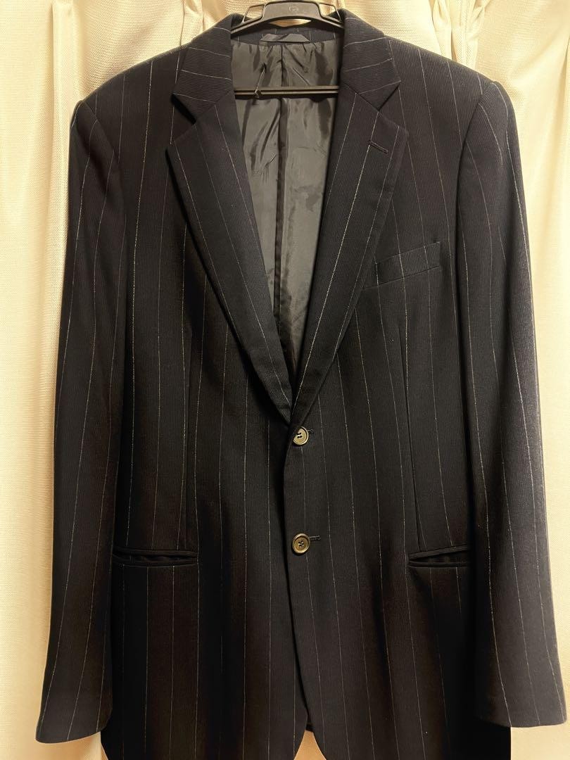 Giorgio Armani Men's Slim Fit Suit Set Size 48 Premium Used High-Quality Material