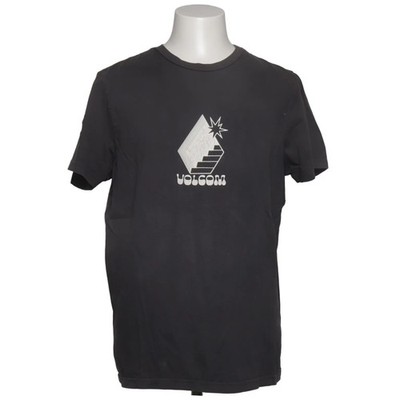 Volcom, T-shirt, Größe: L, MODERN FIT, Grau, Print, Herren #AEy