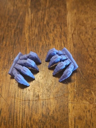 Transformers G1 Pretenders Octopunch RIGHT & LEFT CLAW Original Accessory Part.