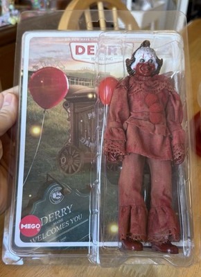 MEGO IT Welcome To Derry Pennywise Custom Action Figure