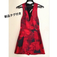 ALICE + OLIVIA Red Floral Mini Dress Size 0