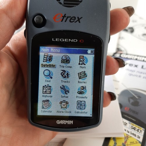Garmin eTrex Legend C Bundle Manuals CD cord VERY CLEAN w/Box - Picture 6 of 12