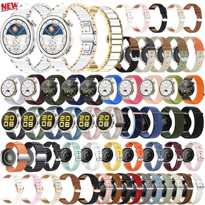 18mm Metall Nylon Silikon Armband für Huawei Watch GT 4 GT 5 41mm/GT 5 Pro 42mm