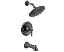 Moen T2283EPBL Dartmoor Single-Handle Tub and Shower Faucet Trim in Matte Black